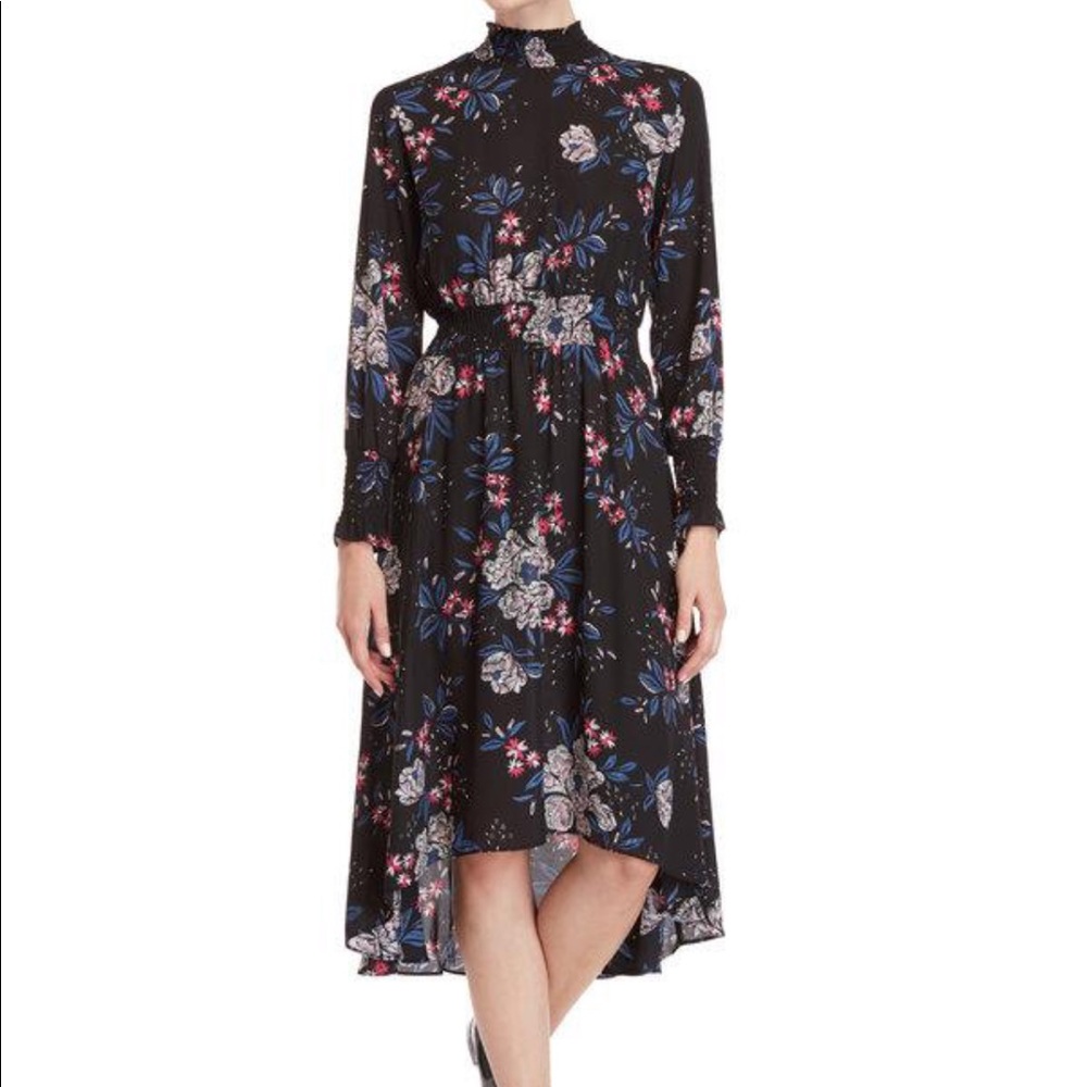 Nanette Lepore Floral High Low Dress
